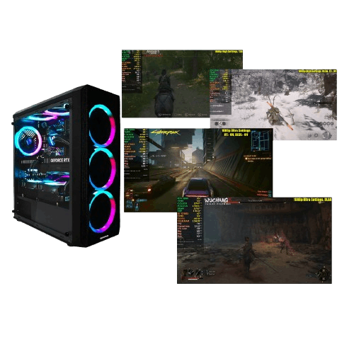 1080p Ultra: en shooters competitivos como Valorant, CS2 o Fortnite supera con creces los 200 FPS.

1440p Alto/Ultra: títulos exigentes como Cyberpunk 2077 o Starfield se mantienen fluidos con DLSS activado.

4K Medio: sorprendentemente estable en juegos menos demandantes, ideal si en algún momento quieres conectar el PC al televisor.

La sensación es que pagas por un gama media, pero recibes un rendimiento muy cercano a lo que antes costaba casi el doble.