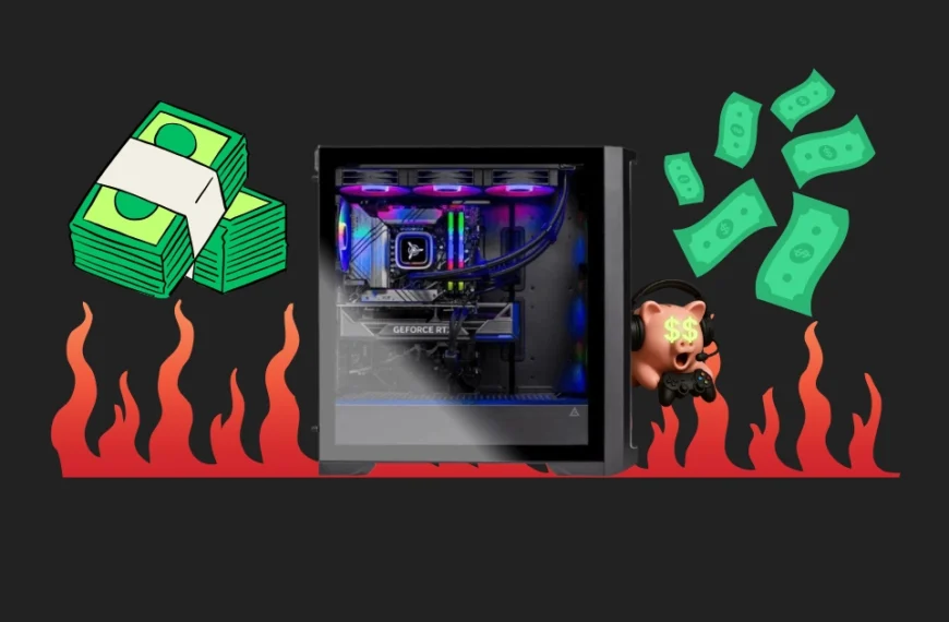 imagen ilustrativa de un pc gamer de 8500 €