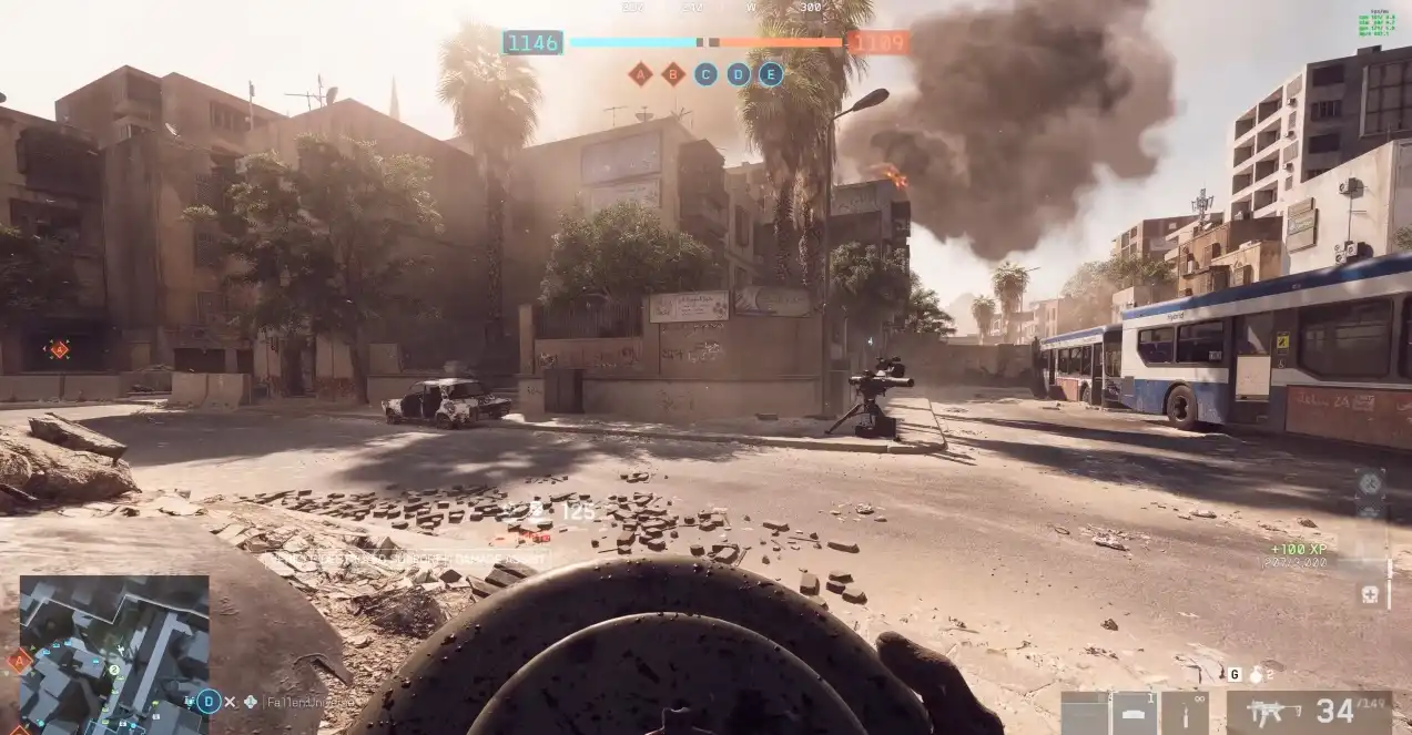 Imagen que muestra el gamplay del videojuego battlefield 6