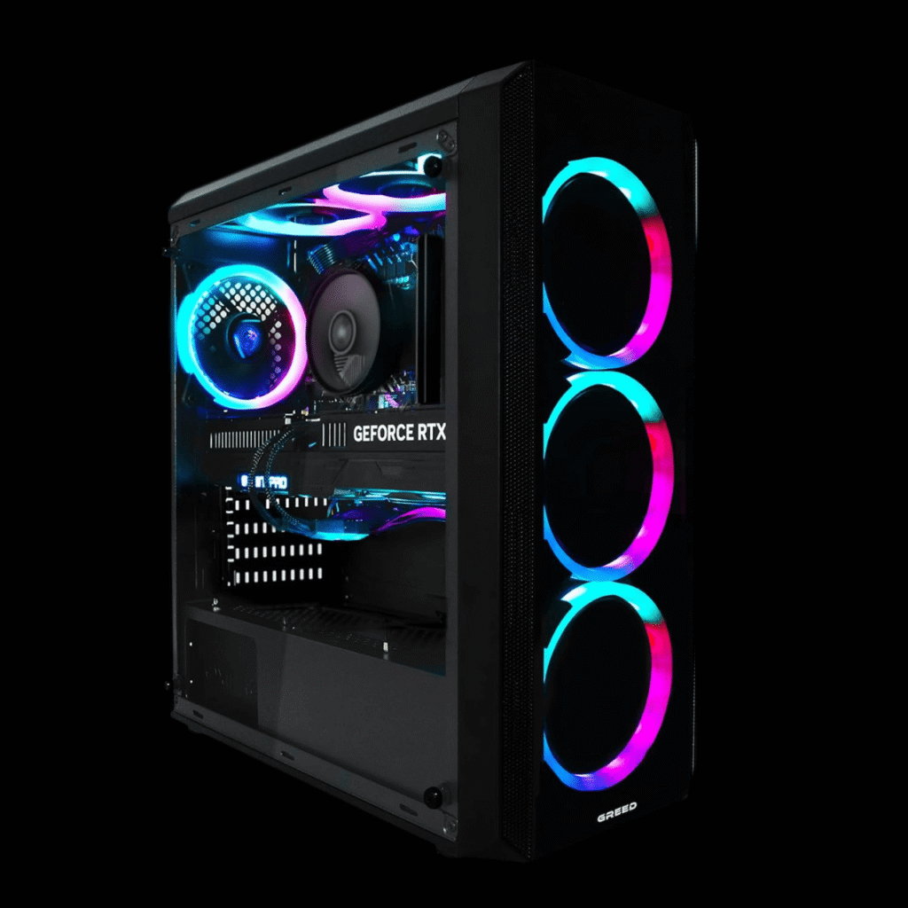 imagen de un pc gaming de gama media baja